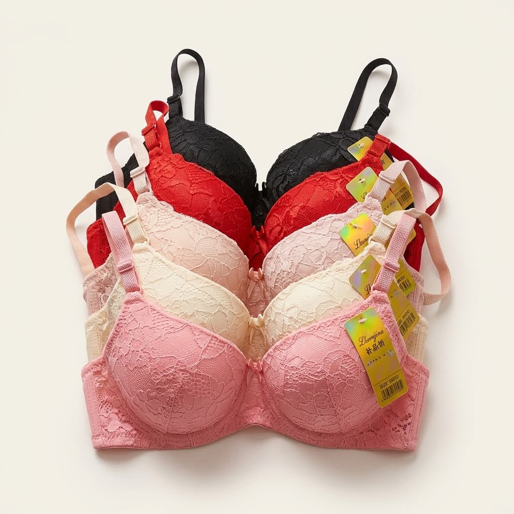 Full Coverage Floral Lace Bra with Underwire Support