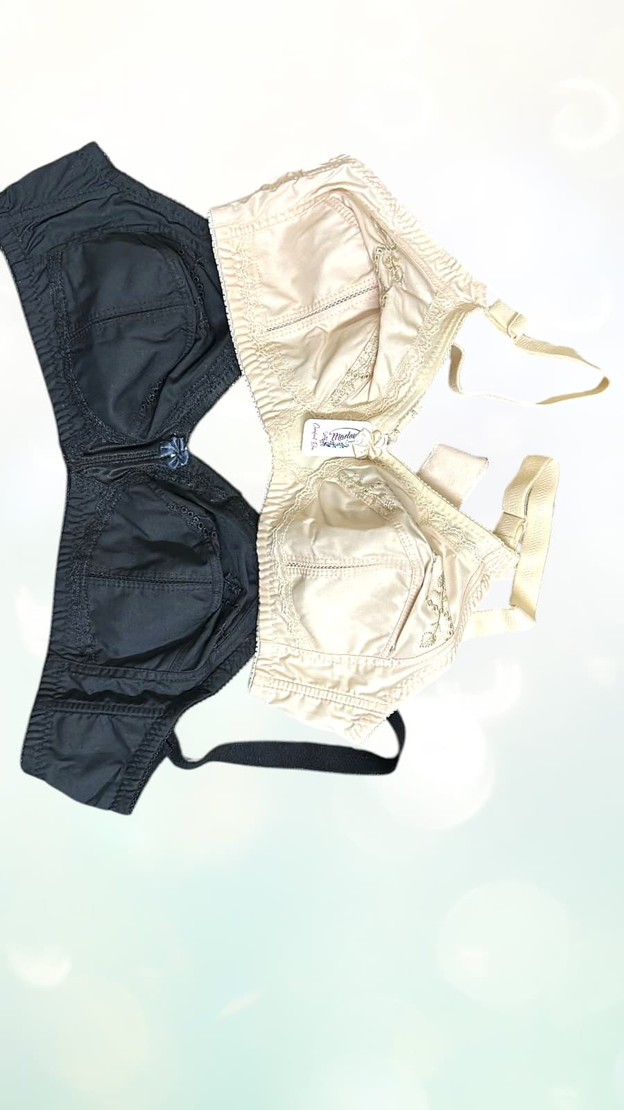 100% Pure Cotton Wire-Free Comfort Bra - Non-Padded Full Coverage - Image 1
